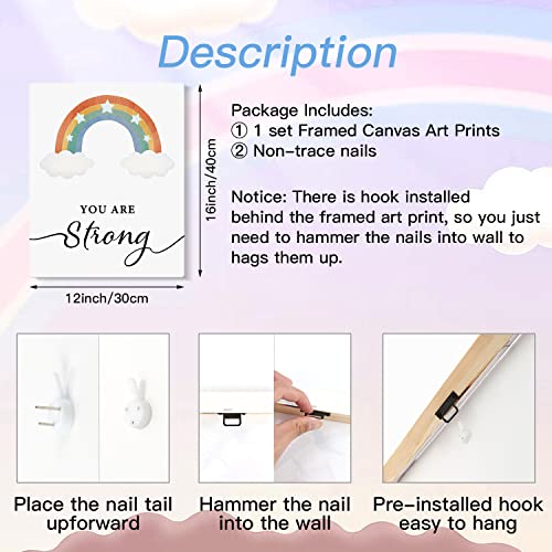 Colorful Rainbow Art Print Set of 6