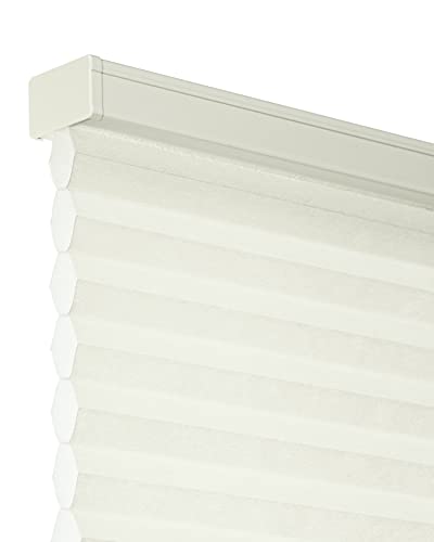 CHICOLOGY Cellular Shades, Window Blinds Cordless, Blinds for Windows, Window Shades for Home, Door Blinds, Window Coverings, Cellular Blinds,Neutral White (Light Filtering), 44.5" W x 72" H