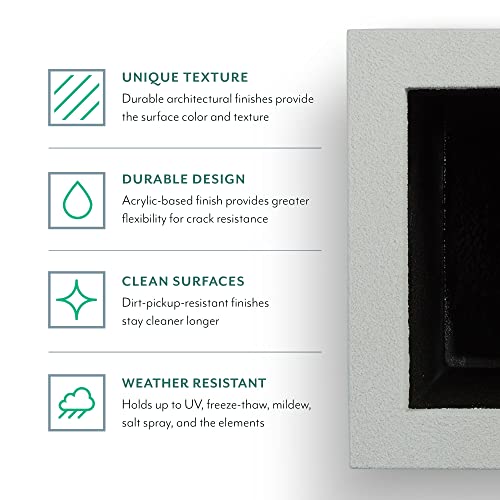 Kensington Tall Modern Column Planter - Black