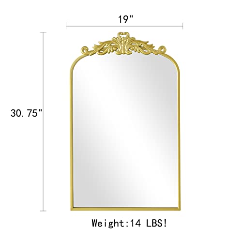 Arendahl Vintage Arch Mirror with Gold Frame