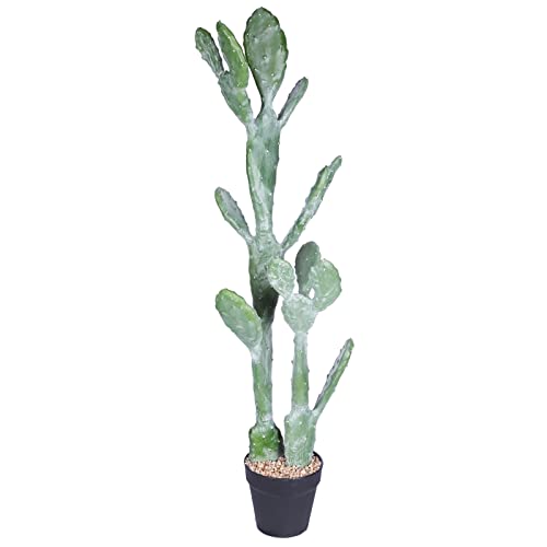 Ruwenus Artificial Cactus 3ft(36") Tall Fake Big Cactus Plants Faux Cacti Saguaro with Planter for Indoor Outdoor Home Office Shop Garden Decoration