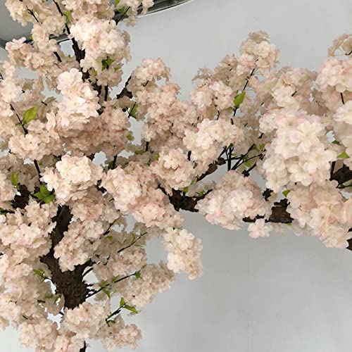 Large Artificial Cherry Blossom Tree Tall Faux Cherry Blossom Tree Artificial Plant for Home Garden Wedding Floral Decoration 2×1.5m