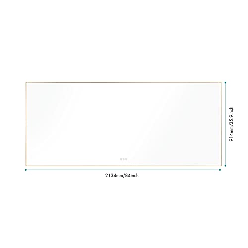 88-Inch Dimmable LED Bathroom Vanity Mirror