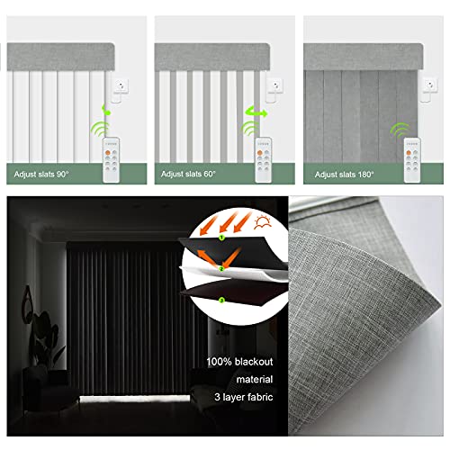 Smart Motorized Vertical Blinds with Alexa Control