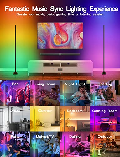 Smart RGB Floor Lamp with App and Music Sync