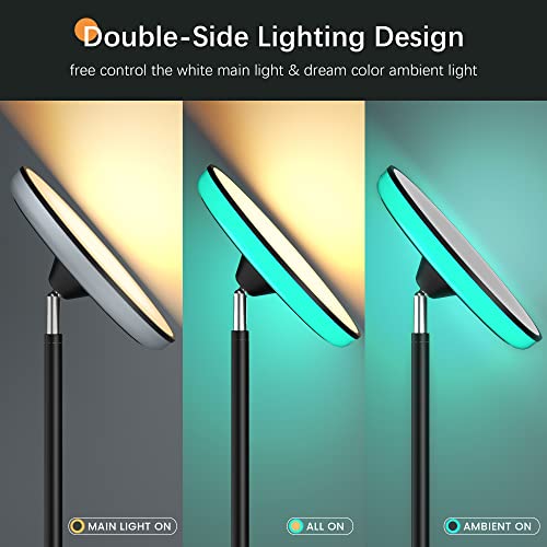 Ultra Bright UFO Floor Lamp with RGB Glow