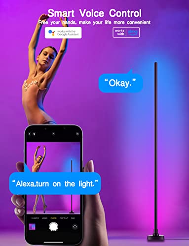 Smart RGB Floor Lamp with App and Music Sync