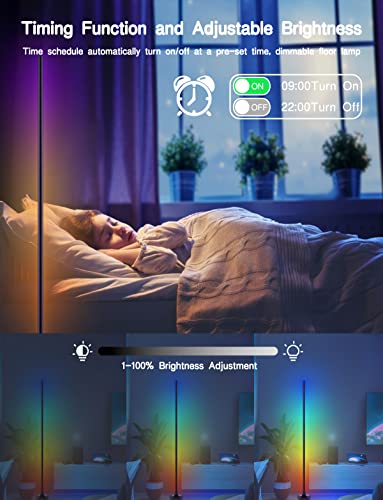 Smart RGB Floor Lamp with App and Music Sync