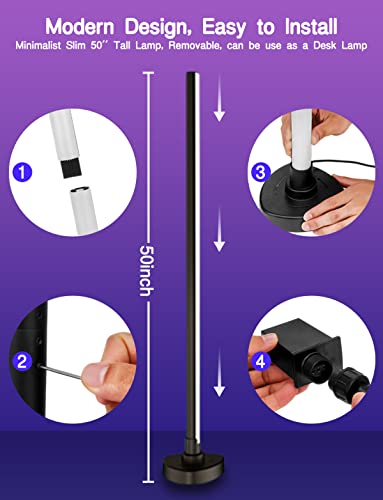 Smart RGB Floor Lamp with App and Music Sync