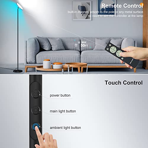 Ultra Bright UFO Floor Lamp with RGB Glow