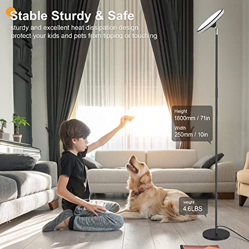 Ultra Bright UFO Floor Lamp with RGB Glow