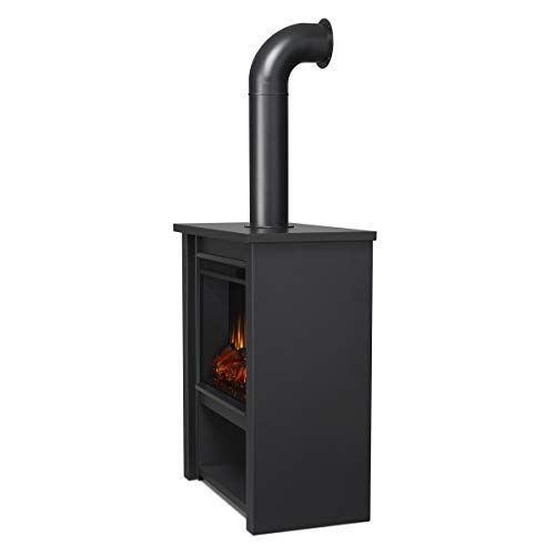 Real Flame Black Hollis Electric Fireplace