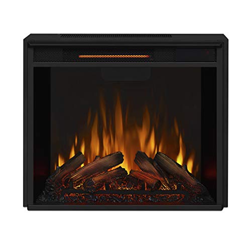 Real Flame Black Hollis Electric Fireplace