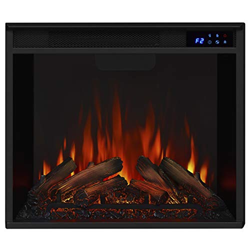 Real Flame 5950E Chateau Corner Electric Fireplace, Small, White