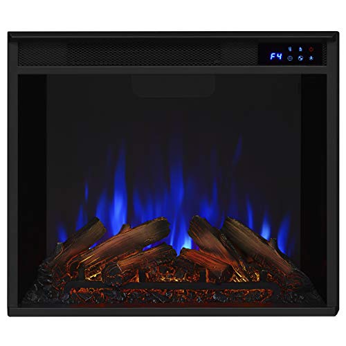 Real Flame 5950E Chateau Corner Electric Fireplace, Small, White