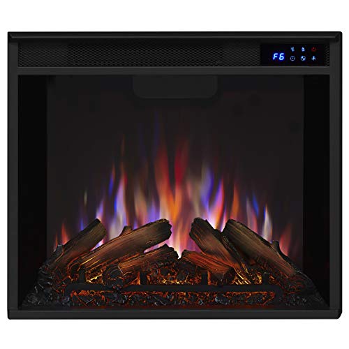 Real Flame 5950E Chateau Corner Electric Fireplace, Small, White