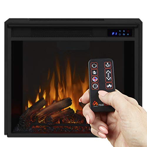 Real Flame 5950E Chateau Corner Electric Fireplace, Small, White