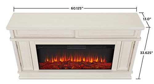 Real Flame Torrey Electric Fireplace, Bone