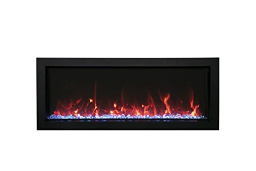 Amantii BI-30 Extraslim Indoor or Outdoor Electric Fireplace