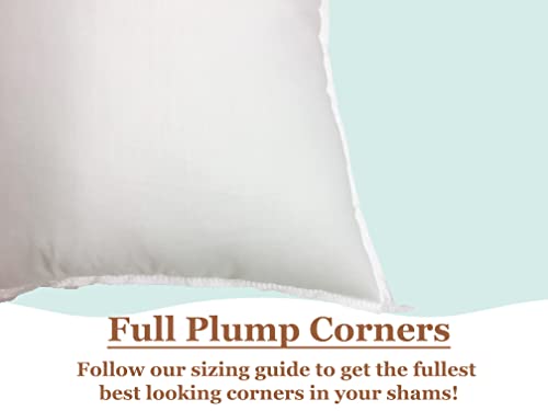 Pillowflex Synthetic Down Pillow Insert - 21x31 Down Alternative Pillow, Ultra Soft Body Pillow, Large Standard Body Bed Sleeping Pillow - 1 Decorative Pillow Form