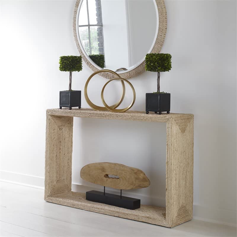 Uttermost Teo Wooden Console Table Coastal