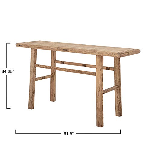 Bloomingville Reclaimed Wood Console Table, Natural