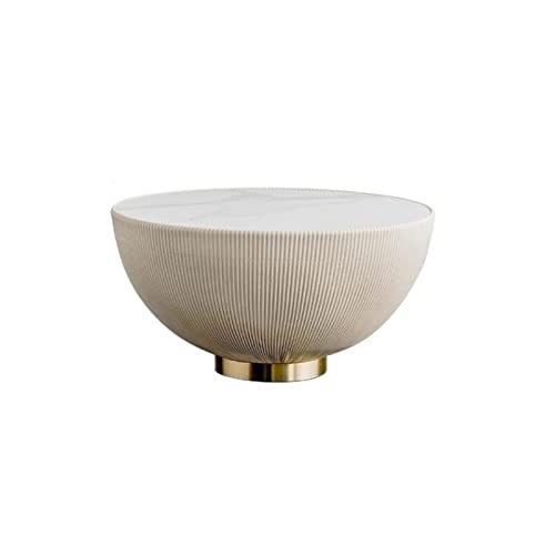 KIZQYN End Table Light Luxury Home Coffee Table Modern Minimalist Small Apartment Living Room Round Table Nordic Creative Small Table Side Table (Color : 1)