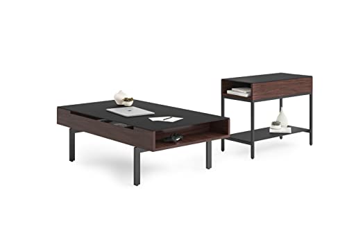 BDI Reveal - End Table, Chocolate Stained Walnut