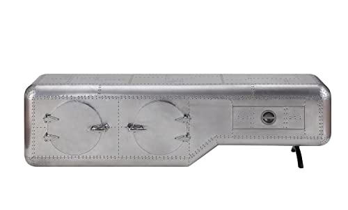 Acme Furniture TV Stand, Aluminum