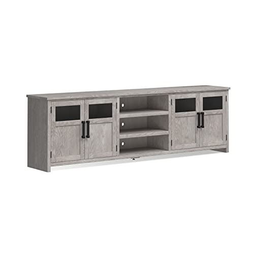 Bridgevine Home Traditional TV Stand for 75+ Inch Tv, Fully Assembled, Entertainment Center for 75+ Inch Tv