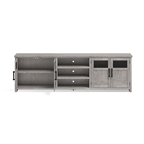 Bridgevine Home Traditional TV Stand for 75+ Inch Tv, Fully Assembled, Entertainment Center for 75+ Inch Tv