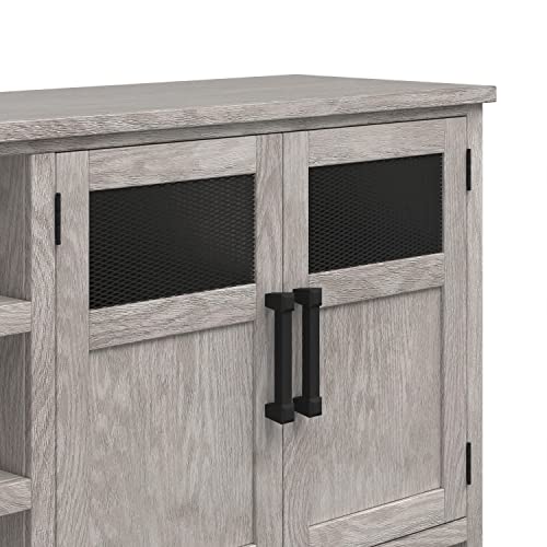 Bridgevine Home Traditional TV Stand for 75+ Inch Tv, Fully Assembled, Entertainment Center for 75+ Inch Tv