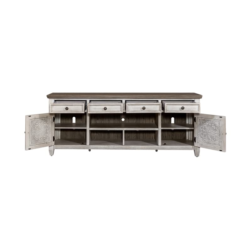 Liberty Furniture Heartland 76 Inch Tile TV Console