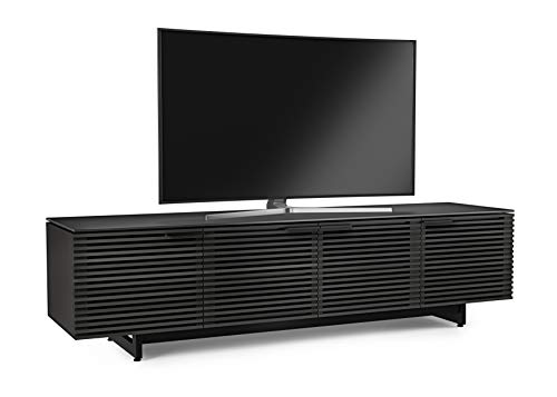 BDI Corridor Quad-Width Low Media Cabinet, Charcoal