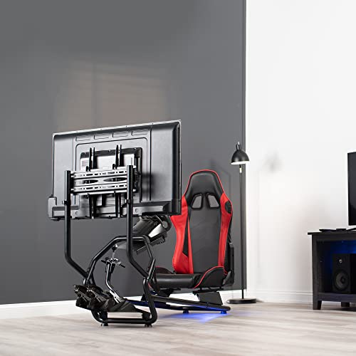 VIVO Racing Simulator Cockpit with Wheel Stand