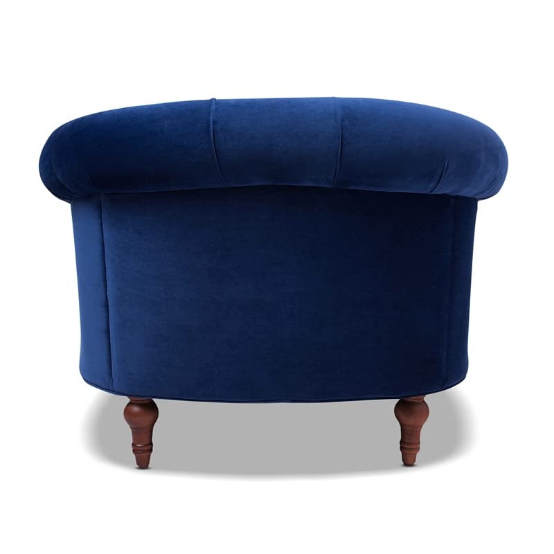 Jennifer Taylor La Rosa Tufted Accent Chair, Large, Estate Blue