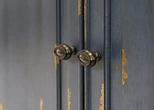 Rustic Blue 80" TV Console and Entertainment Stand