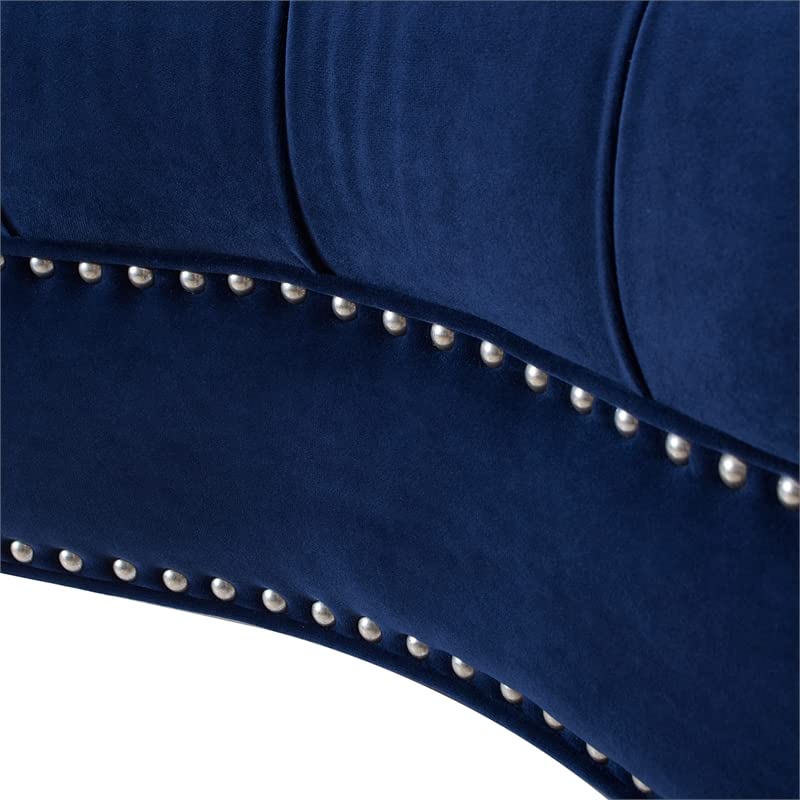 Jennifer Taylor La Rosa Tufted Accent Chair, Large, Estate Blue