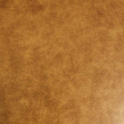 Amazon Brand - Rivet Sloane Mid-Century Modern Leather Living Room Armchair, 32.7"W, Caramel