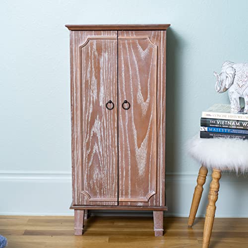 Hives and Honey Carson Jewelry Armoire, Oak