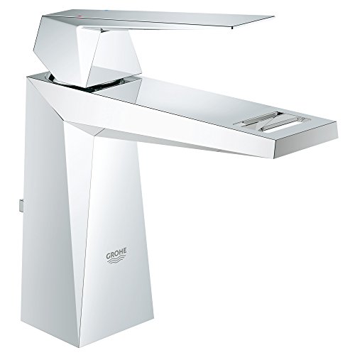 Grohe 2303400A Allure Brilliant Single-Handle Single-Hole Bathroom Faucet - 1.2 GPM, Starlight Chrome