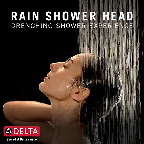 Delta Faucet Vero 17 Series Dual-Function Tub and Shower Trim Kit with Single-Spray Touch-Clean Rain Shower Head, Champagne Bronze T17453-CZ (Valve Not Included)