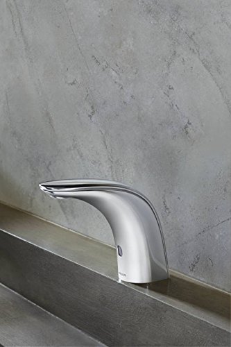 Moen 8553AC Mpower Sensor Operated Single Mount Above Deck Lavatory High Arc Ac Powered Non Mixing Faucet, Chrome