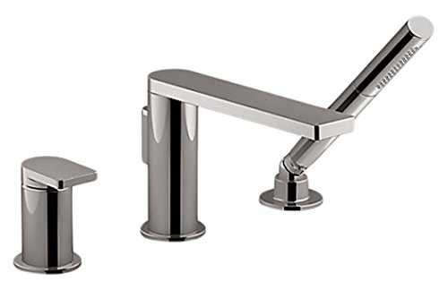 KOHLER K-73078-4 Composed Single-Handle Deck-Mount Bath Faucet with Handshower