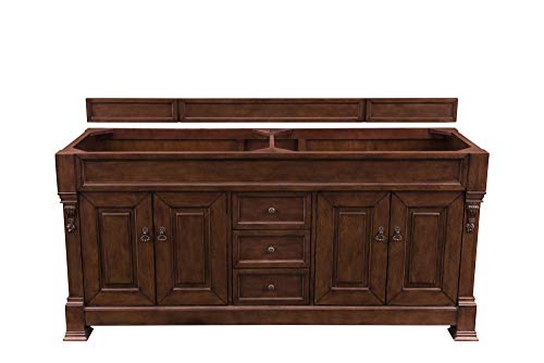 72 in. Double Cabinet in Warm Cherry Finish