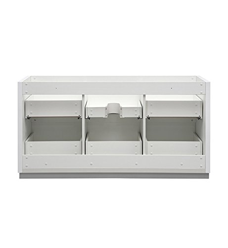 Fresca Valencia 60" Glossy White Free Standing Single Sink Modern Bathroom Cabinet