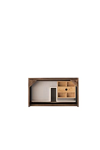 James Martin Furniture 801-V31.5-WLT 31.5 in. Milan Single Vanity Cabinet44; Mid Century Walnut