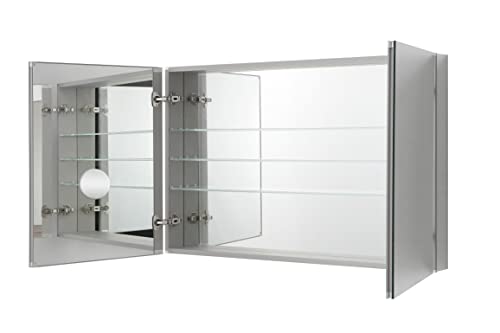 AQUADOM Royale, 48in x 30in x 5in, Bathroom Medicine Cabinet, Integrated 3X Magnifying Mirror.