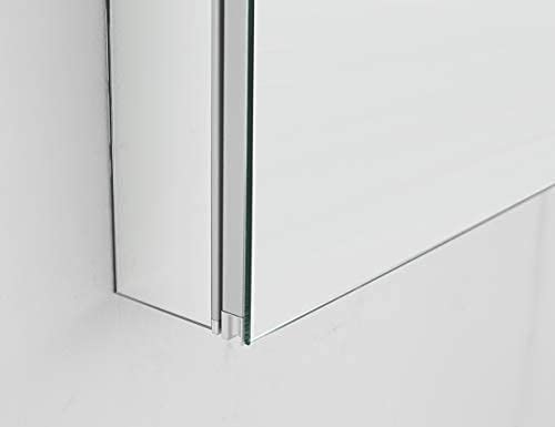 AQUADOM Royale, 48in x 30in x 5in, Bathroom Medicine Cabinet, Integrated 3X Magnifying Mirror.