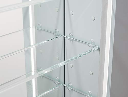 AQUADOM Royale, 48in x 30in x 5in, Bathroom Medicine Cabinet, Integrated 3X Magnifying Mirror.